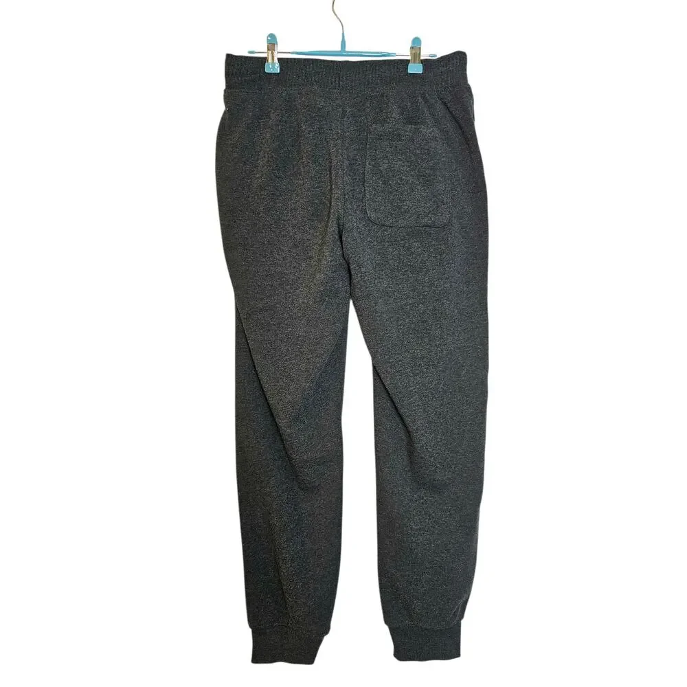 Dark Gray Sweatpants with Valentine Lipstick Kisses on Pocket